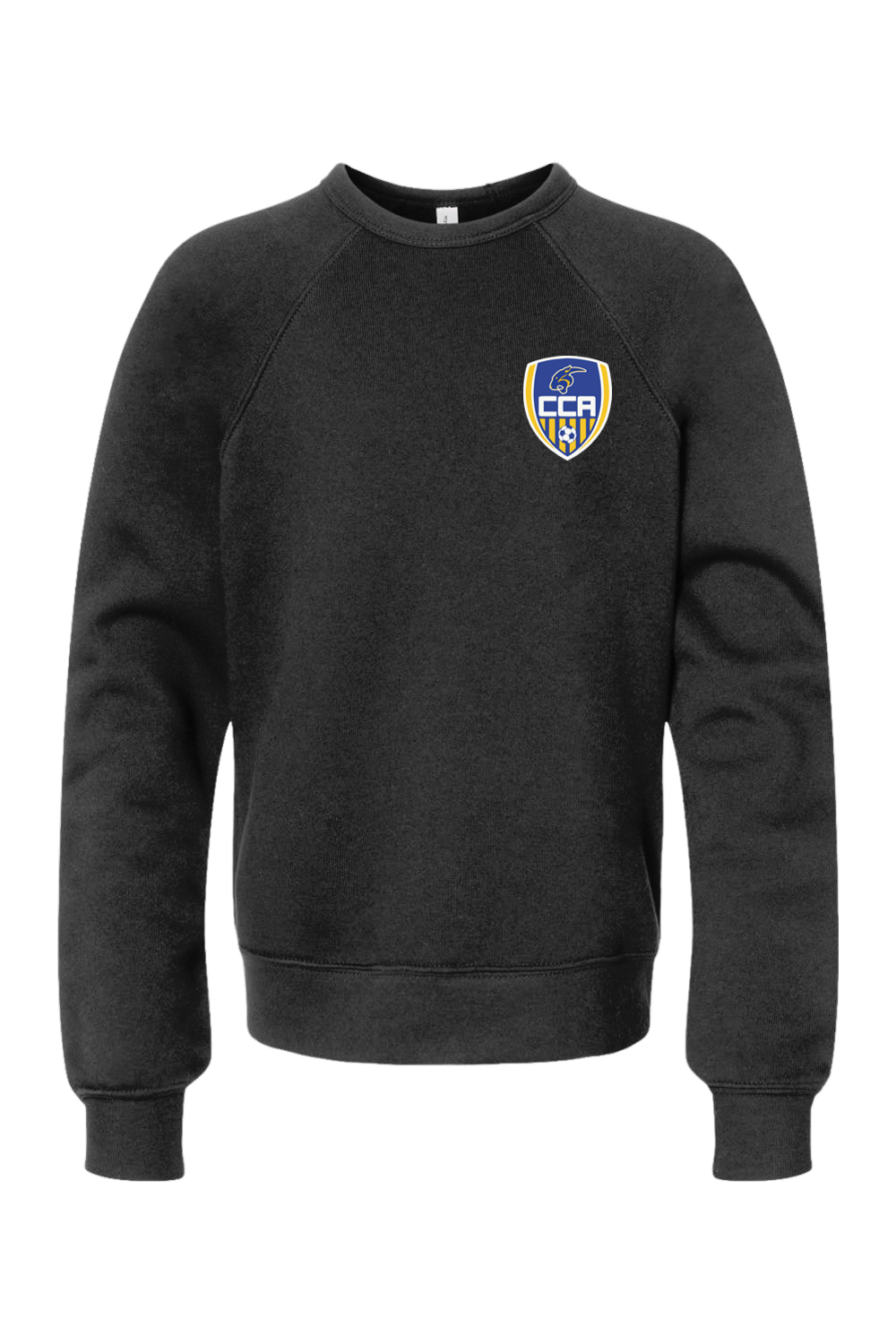 (YOUTH) BELLA + CANVAS Sponge Fleece Crewneck Sweatshirt - Soccer