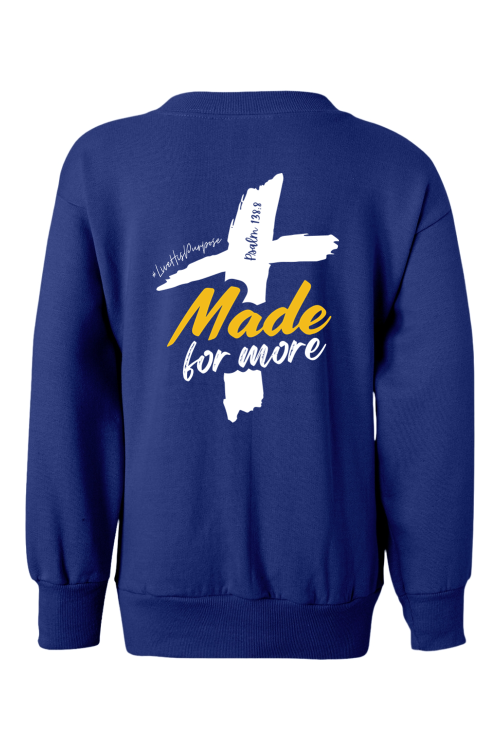 (YOUTH) Hanes Ecosmart Youth Crewneck Sweatshirt - Made for More