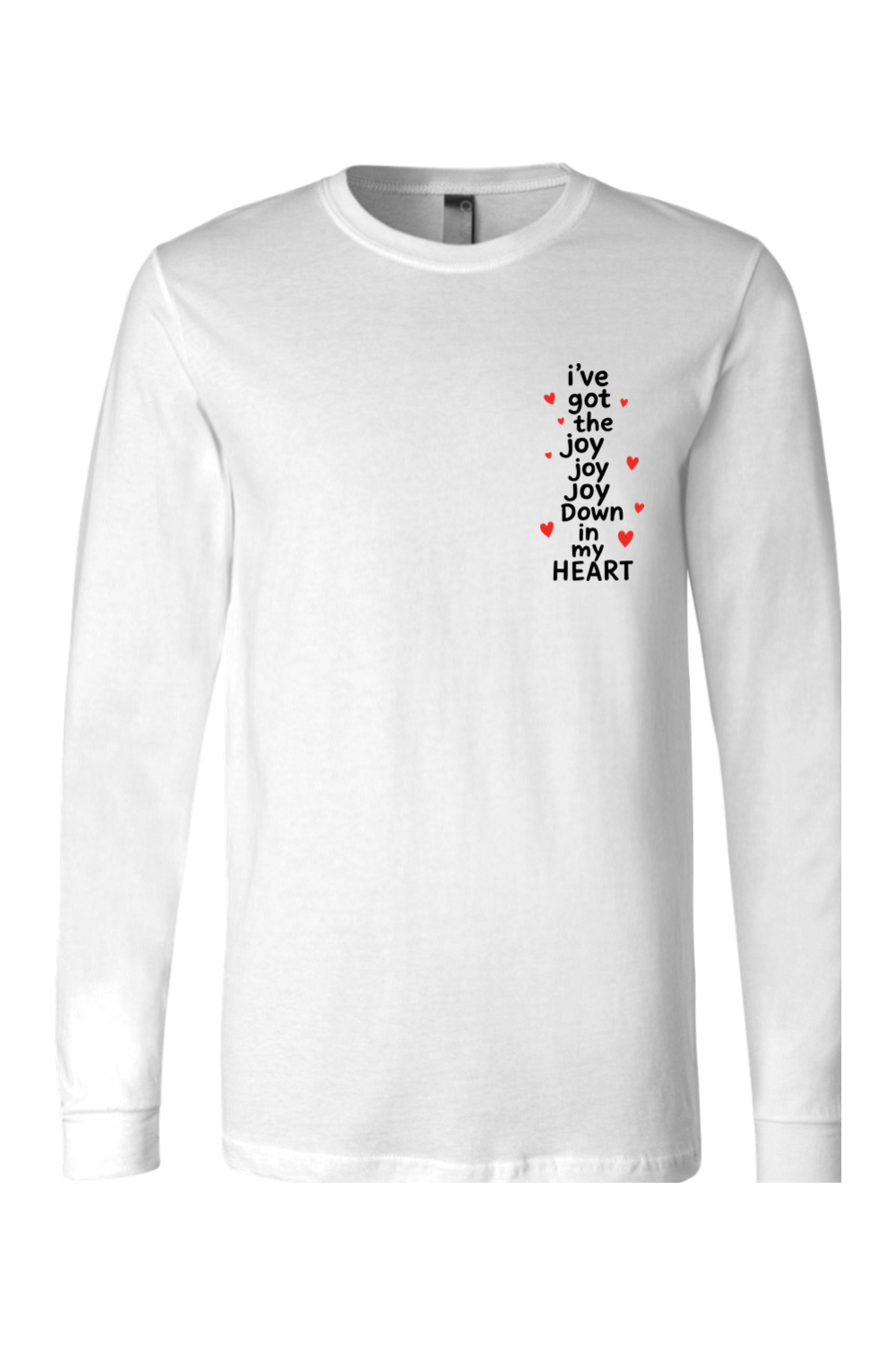(ADULT) BELLA + CANVAS Unisex Jersey Long Sleeve Tee - Joy