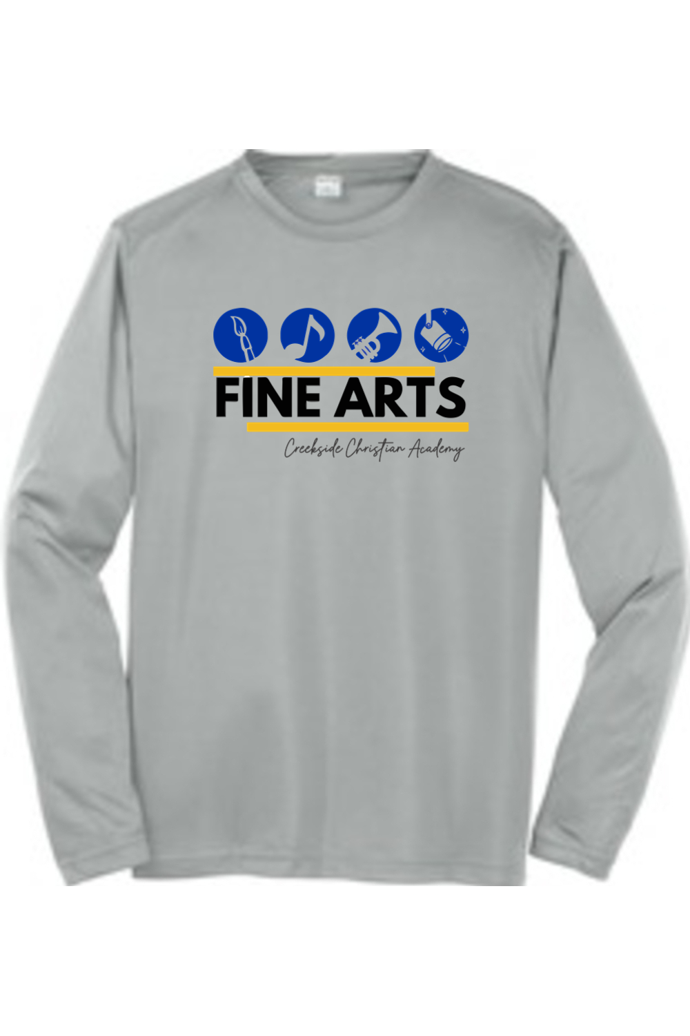 (ADULT) Sport-Tek Long Sleeve PosiCharge Competitor Tee - Fine Arts