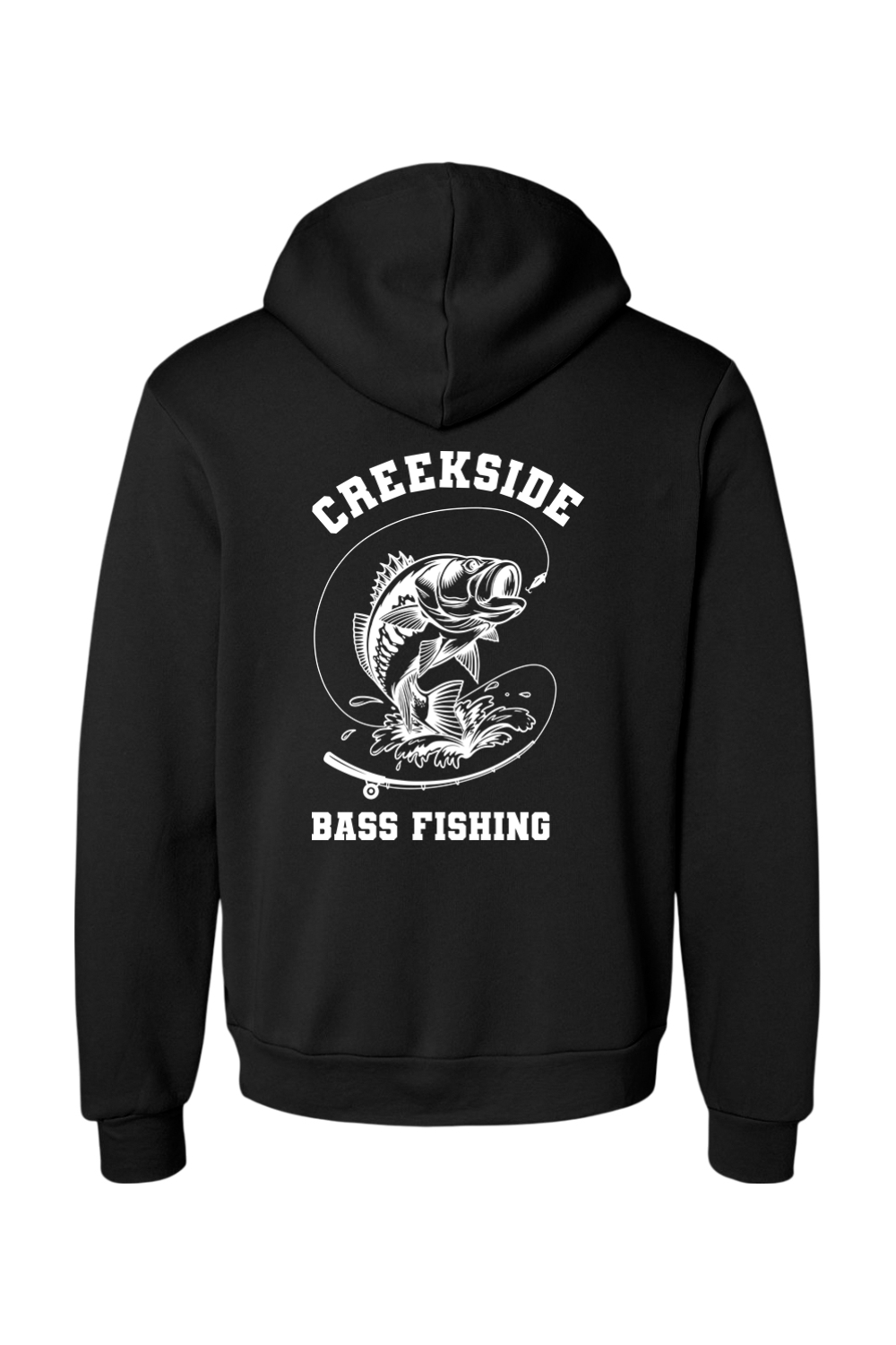 (ADULT) Bella + Canvas Sponge Fleece Hoodie - Bass Fishing