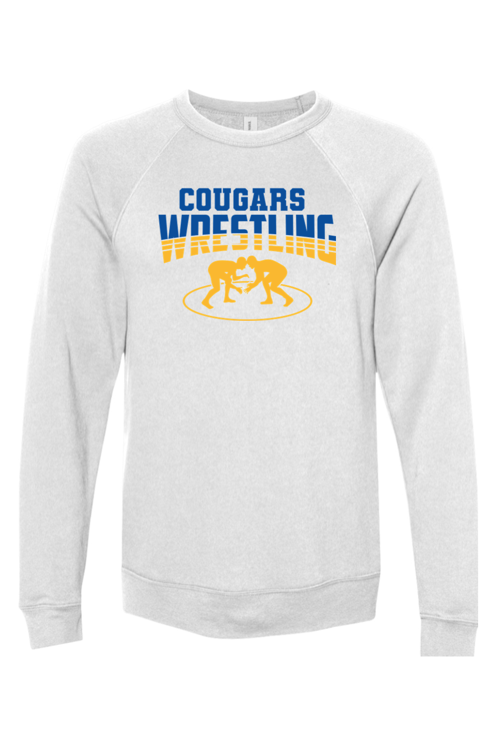 (ADULT) Bella + Canvas Sponge Fleece Raglan Crewneck Sweatshirt - Wrestling