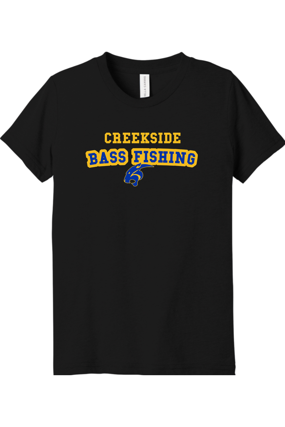 (YOUTH) BELLA+CANVAS Triblend Short Sleeve Tee - Bass Fishing