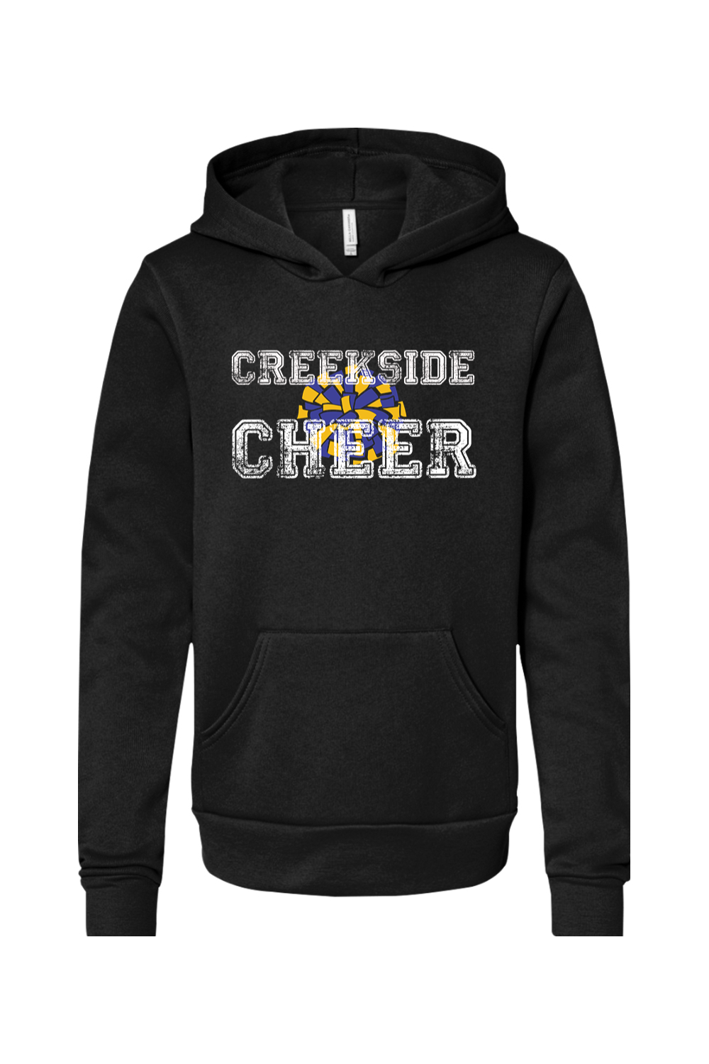 (YOUTH) Bella + Canvas Sponge Fleece Pullover Hoodie - Cheer