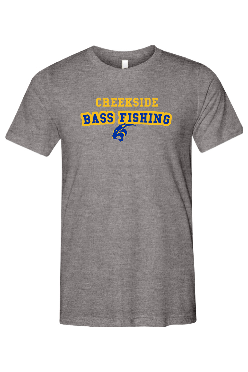 (ADULT) Bella + Canvas Triblend Short Sleeve Tee - Bass Fishing