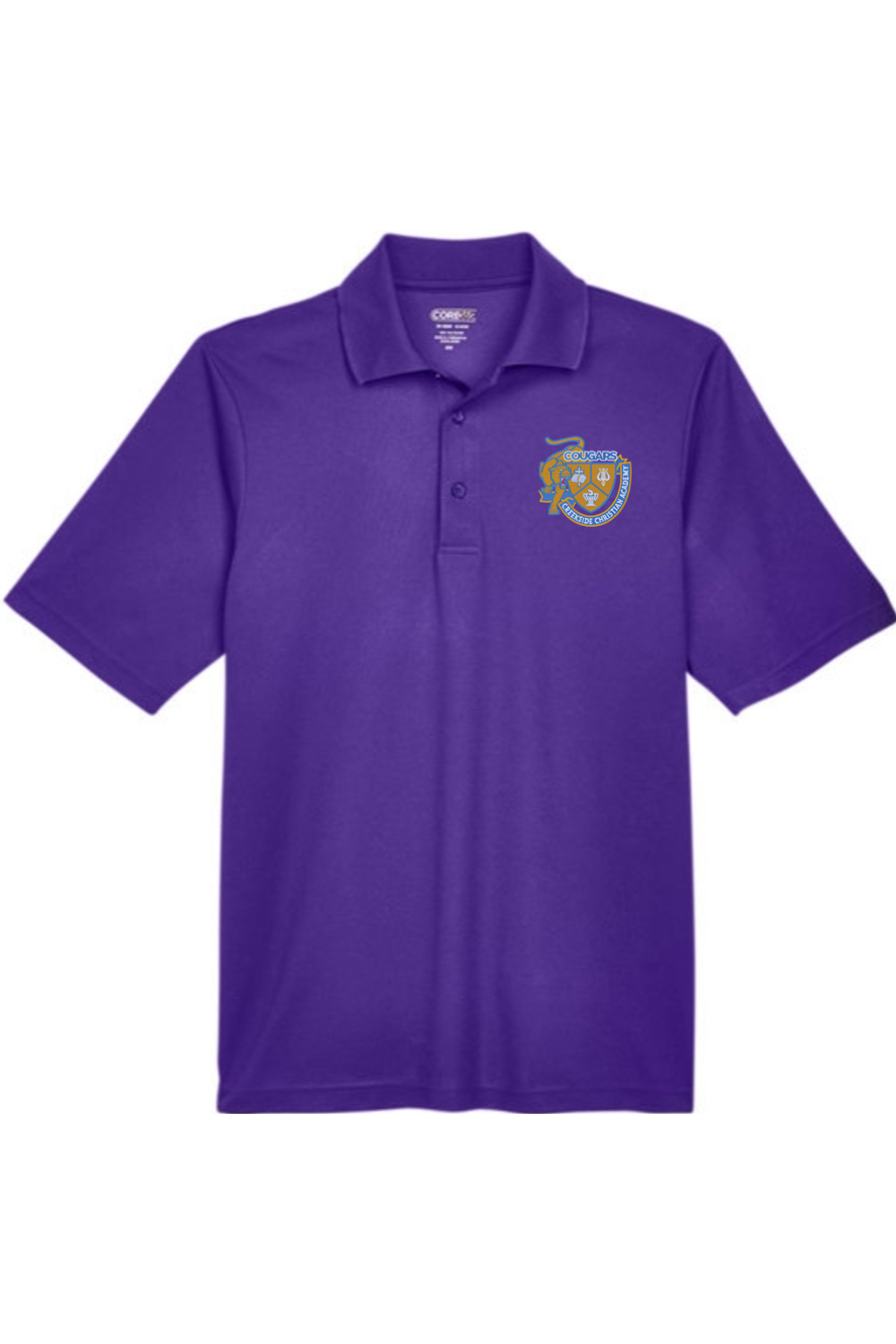 (ADULT) Embroidered CORE365 Men's Origin Performance Piqué Polo - Daily Wear