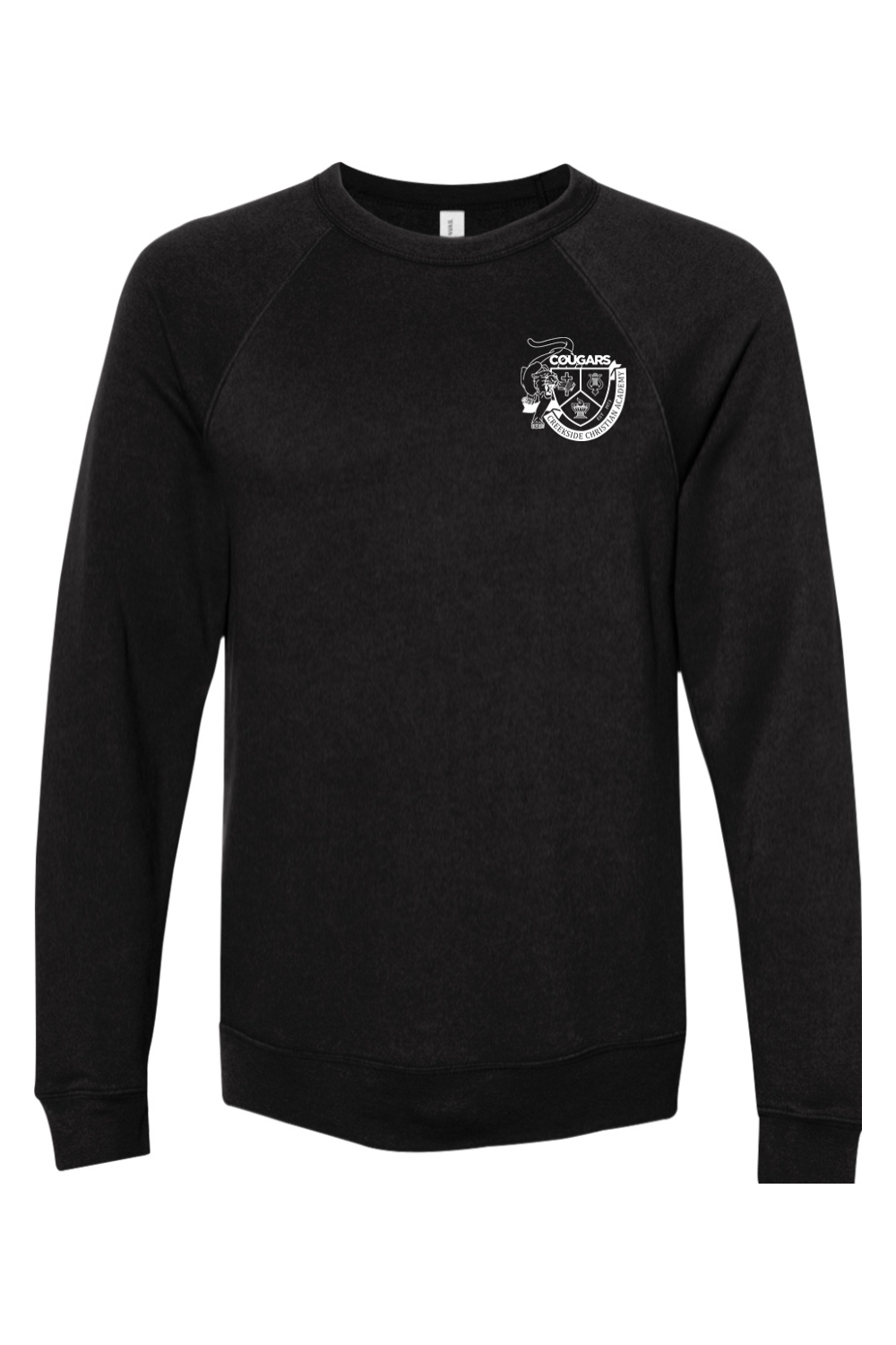 (ADULT) Bella + Canvas Sponge Fleece Raglan Crewneck Sweatshirt - #livehispurpose