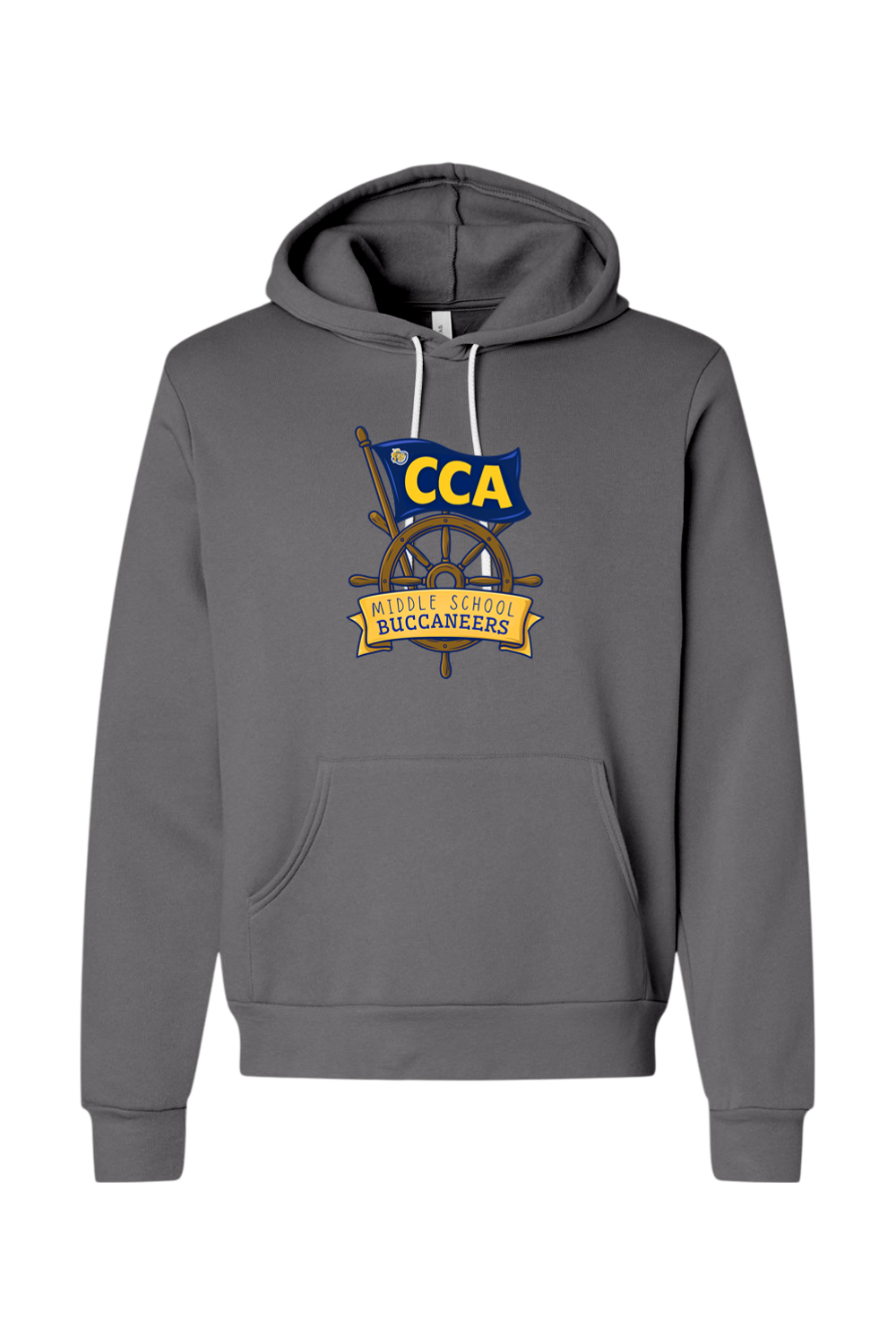 (ADULT) Bella + Canvas Sponge Fleece Hoodie - Middle School Buccaneers