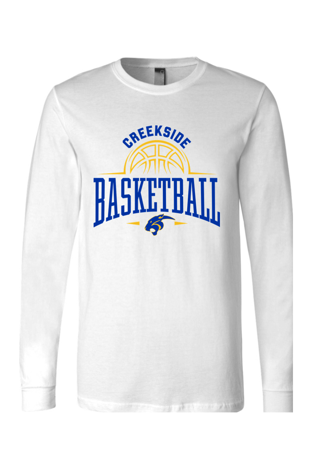 (ADULT) BELLA + CANVAS Unisex Jersey Long Sleeve Tee - Basketball