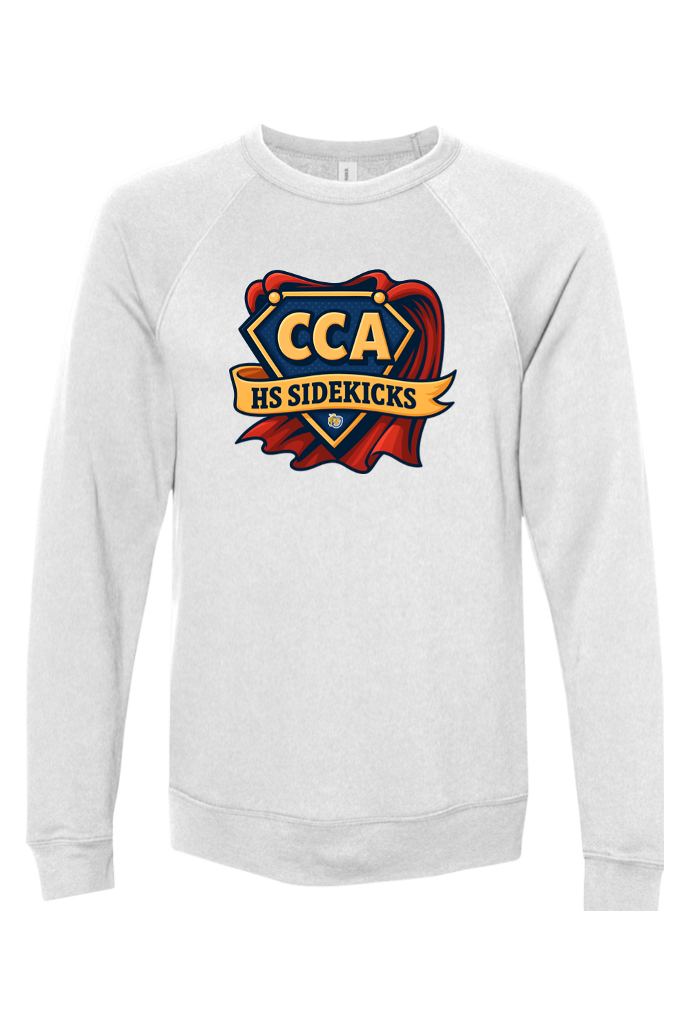 (ADULT) Bella + Canvas Sponge Fleece Raglan Crewneck Sweatshirt - High School Sidekicks