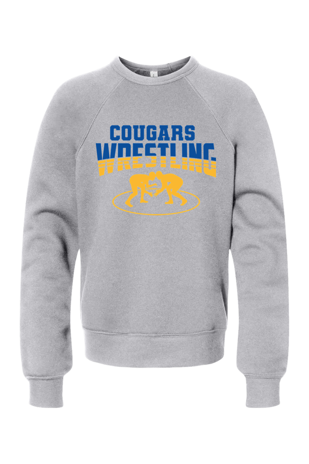(YOUTH) BELLA + CANVAS Sponge Fleece Crewneck Sweatshirt - Wrestling