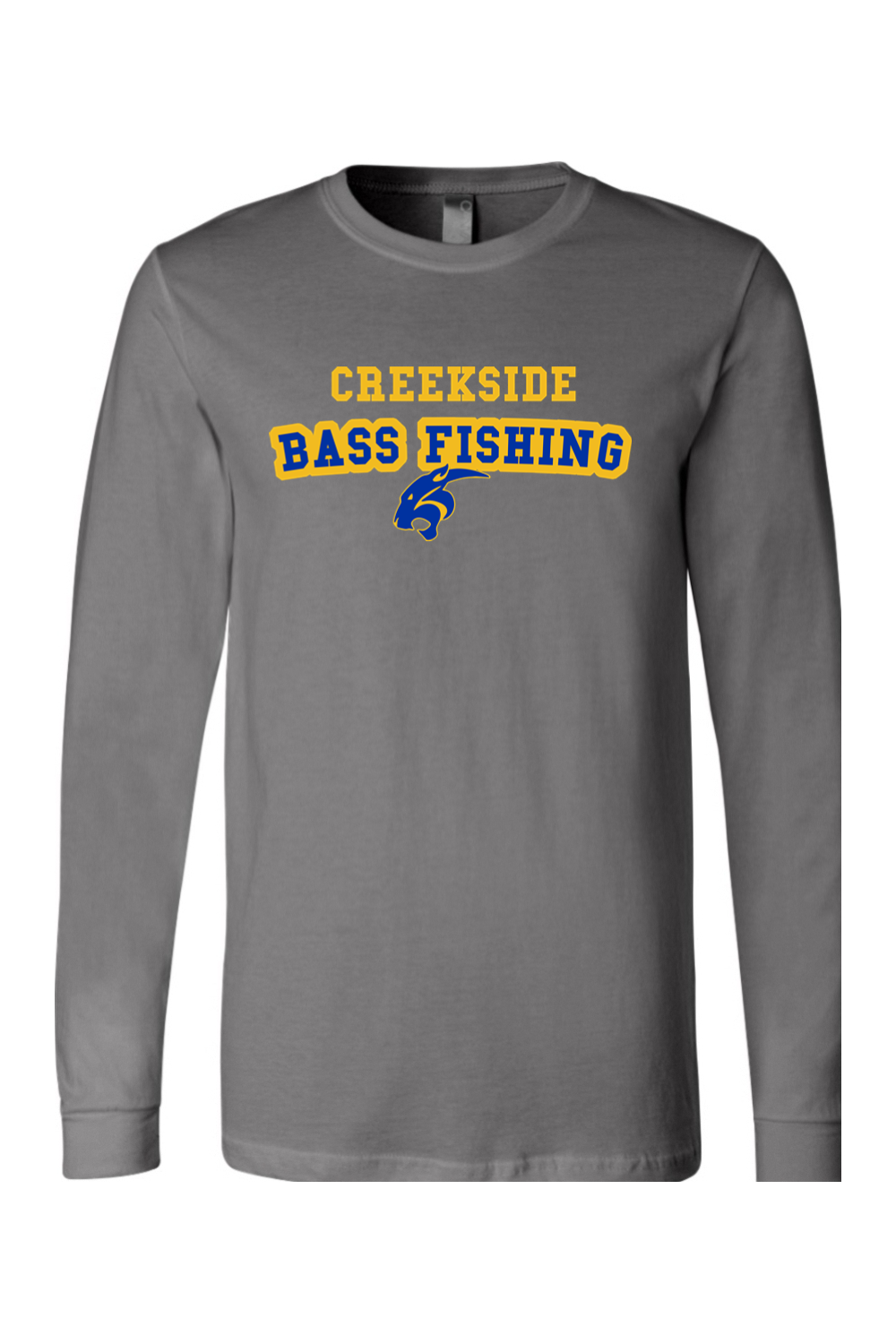 (ADULT) BELLA + CANVAS Unisex Jersey Long Sleeve Tee - Bass Fishing