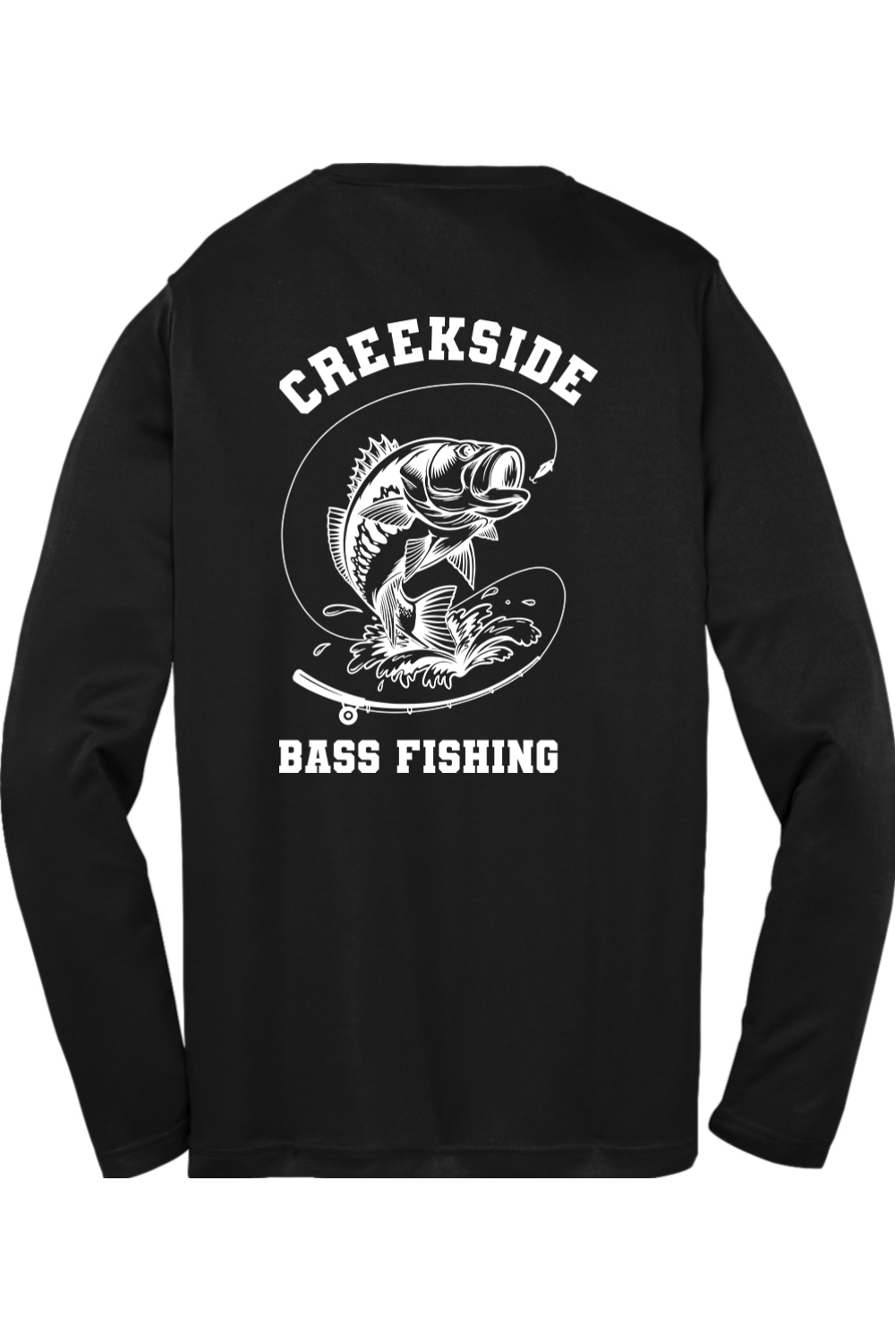 (YOUTH) Sport-Tek Long Sleeve Performance Tee - Bass Fishing