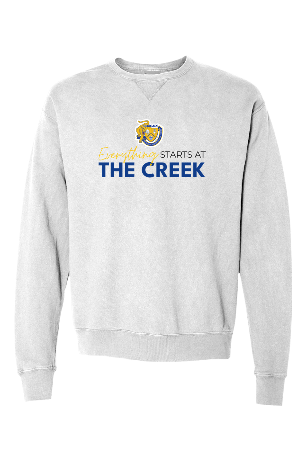(ADULT) ComfortWash by Hanes Garment Dyed Crewneck Sweatshirt - At The Creek