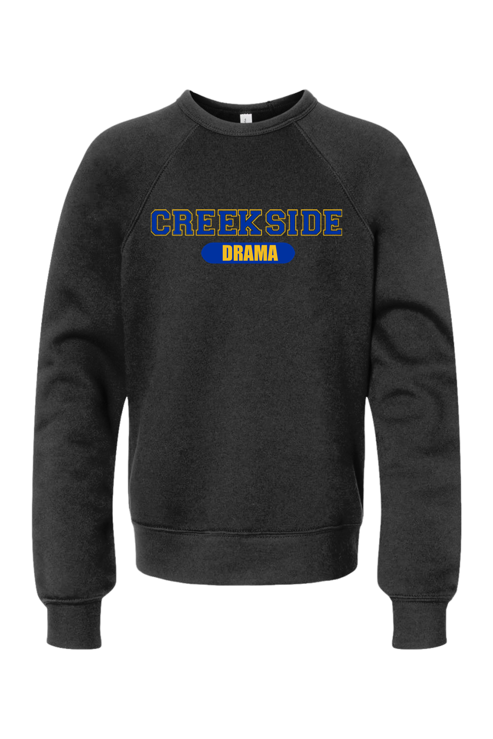 (YOUTH) BELLA + CANVAS Sponge Fleece Crewneck Sweatshirt - Drama