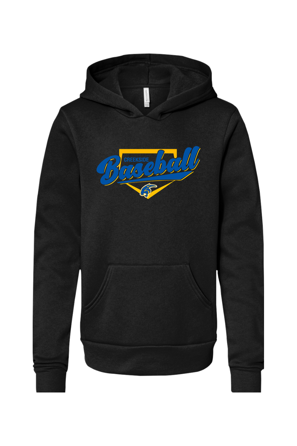 (YOUTH) Bella + Canvas Sponge Fleece Pullover Hoodie - Baseball
