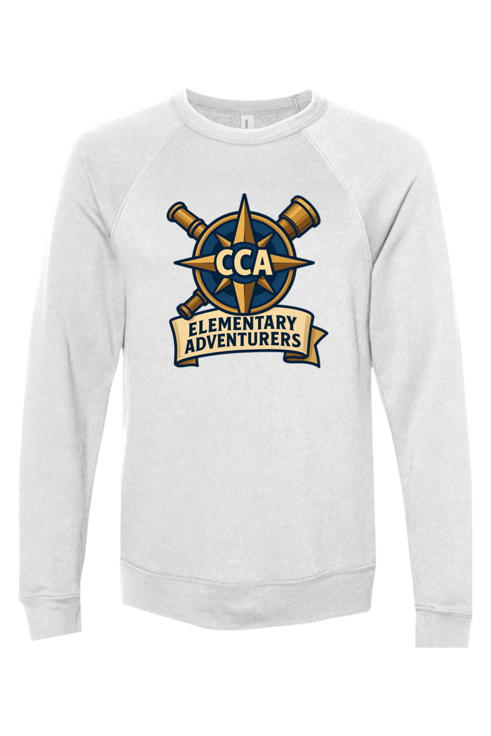 (ADULT) Bella + Canvas Sponge Fleece Raglan Crewneck Sweatshirt - Elementary Adventures