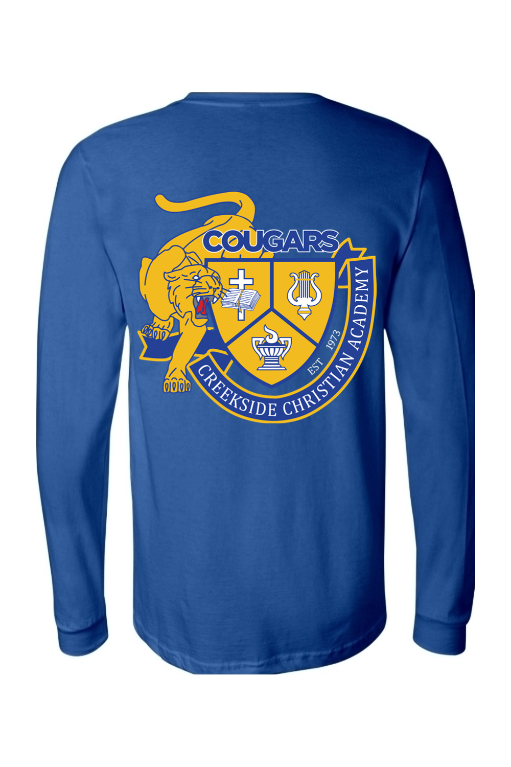 (ADULT) BELLA + CANVAS Unisex Jersey Long Sleeve Tee - Cougars