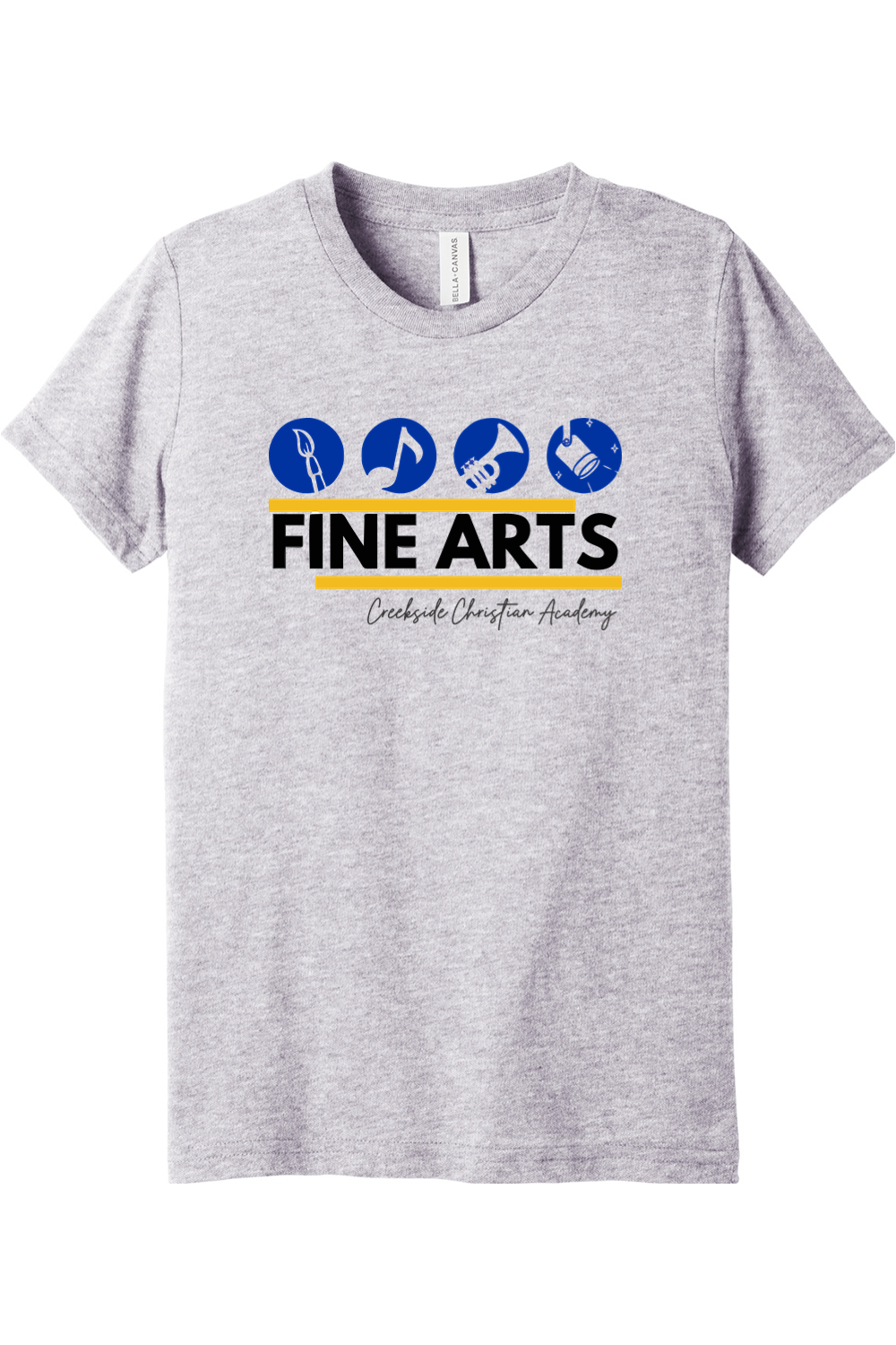 (YOUTH) BELLA+CANVAS Triblend Short Sleeve Tee - Fine Arts