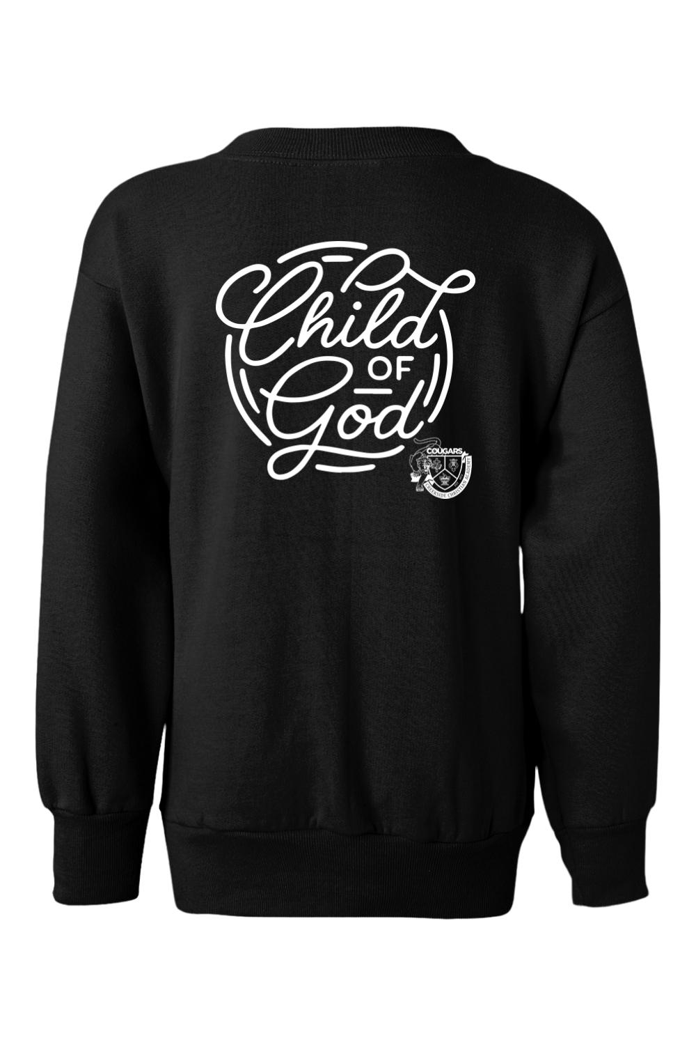 (YOUTH) Hanes Ecosmart Youth Crewneck Sweatshirt - Child of God