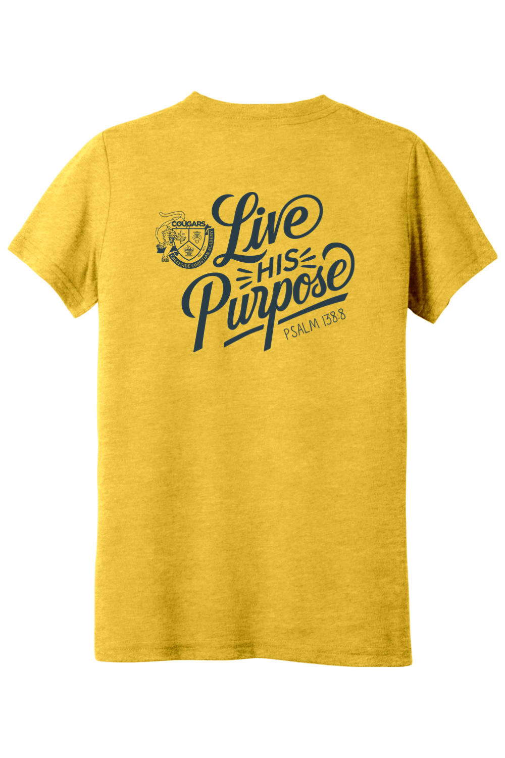 (YOUTH) BELLA+CANVAS Triblend Short Sleeve Tee - Live His Purpose