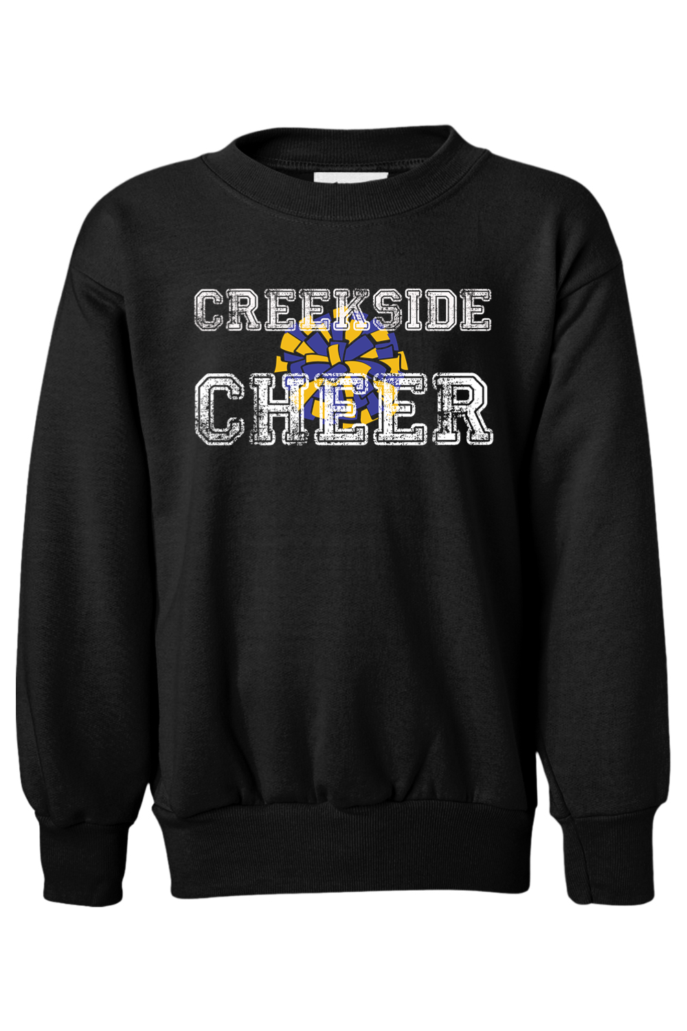 (YOUTH) Hanes Ecosmart Youth Crewneck Sweatshirt - Cheer