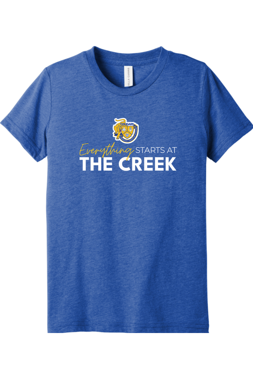 (YOUTH) BELLA+CANVAS Triblend Short Sleeve Tee - At The Creek