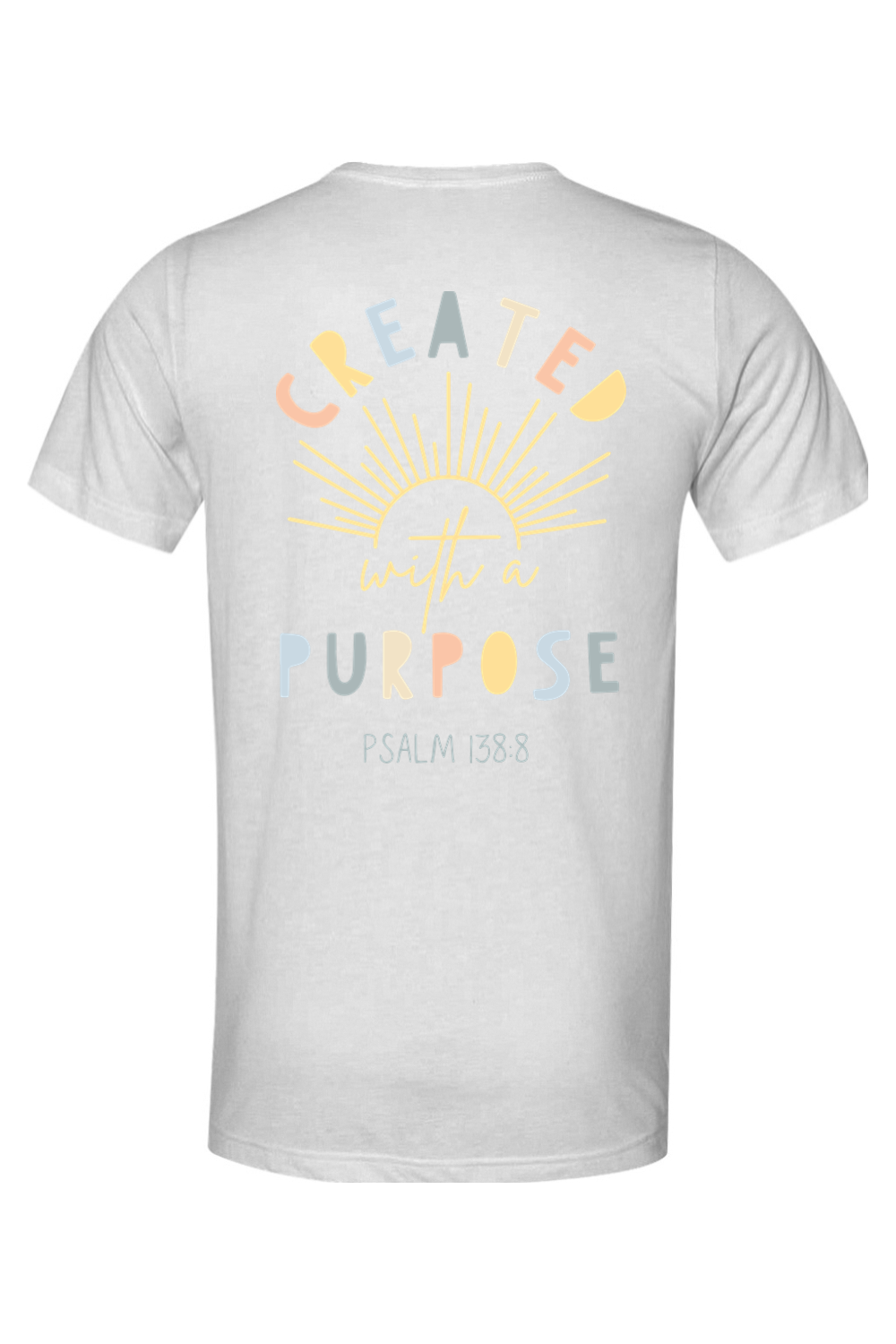 (ADULT) Bella + Canvas Triblend Short Sleeve Tee - Created With a Purpose