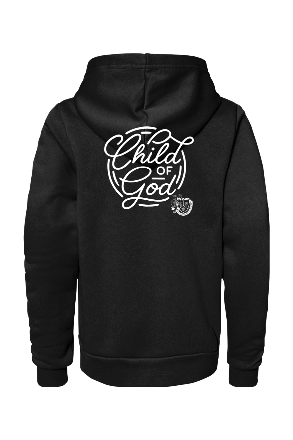 (YOUTH) Bella + Canvas Sponge Fleece Pullover Hoodie - Child of God