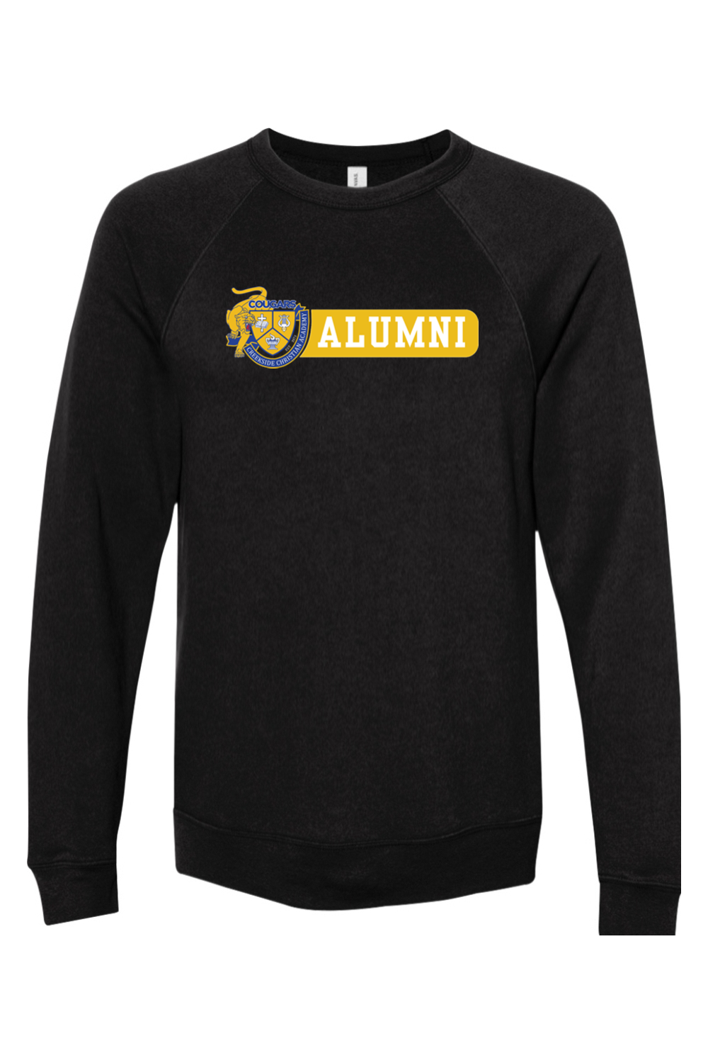 (ADULT) Bella + Canvas Sponge Fleece Raglan Crewneck Sweatshirt - Alumni