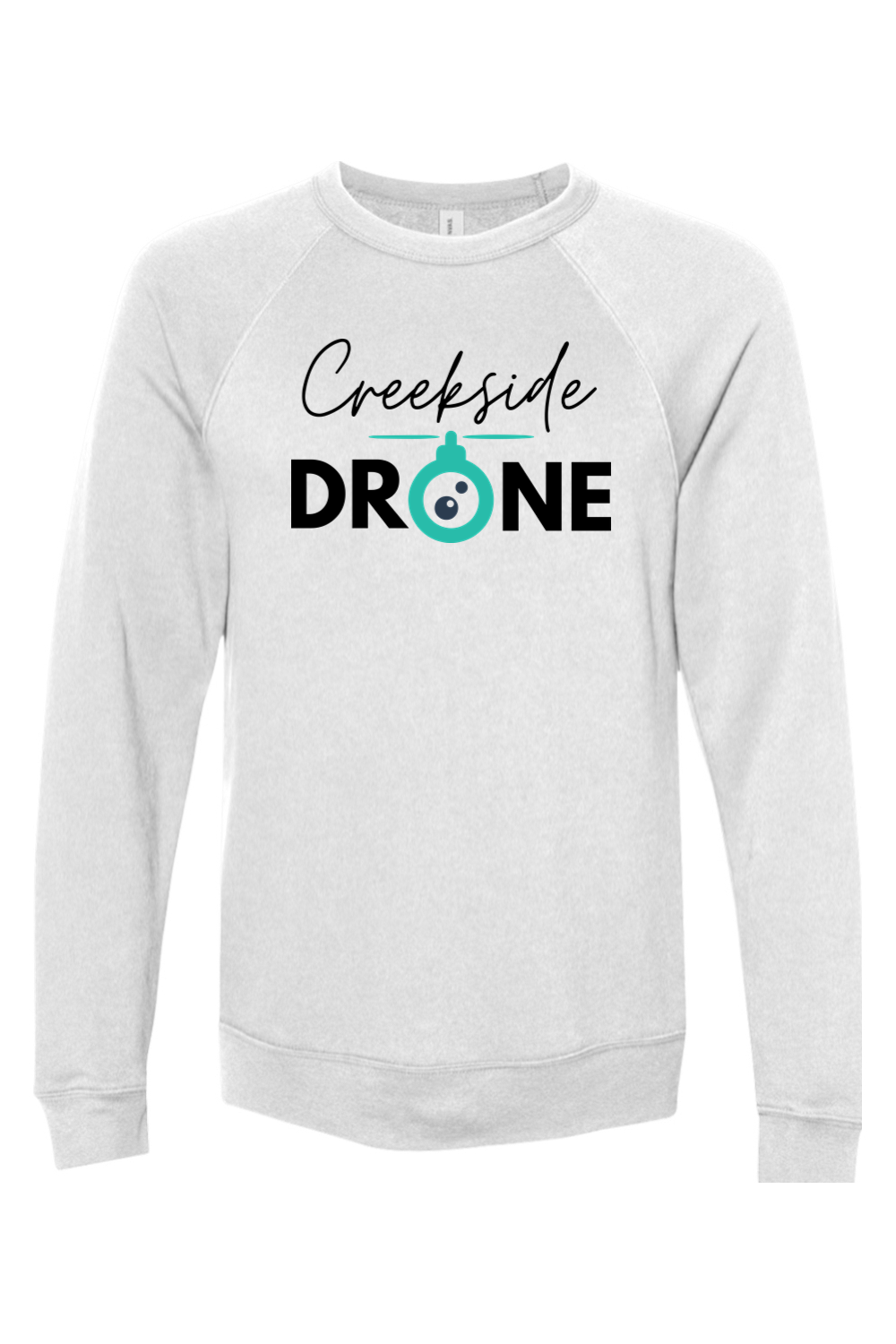 (ADULT) Bella + Canvas Sponge Fleece Raglan Crewneck Sweatshirt - Drone Program