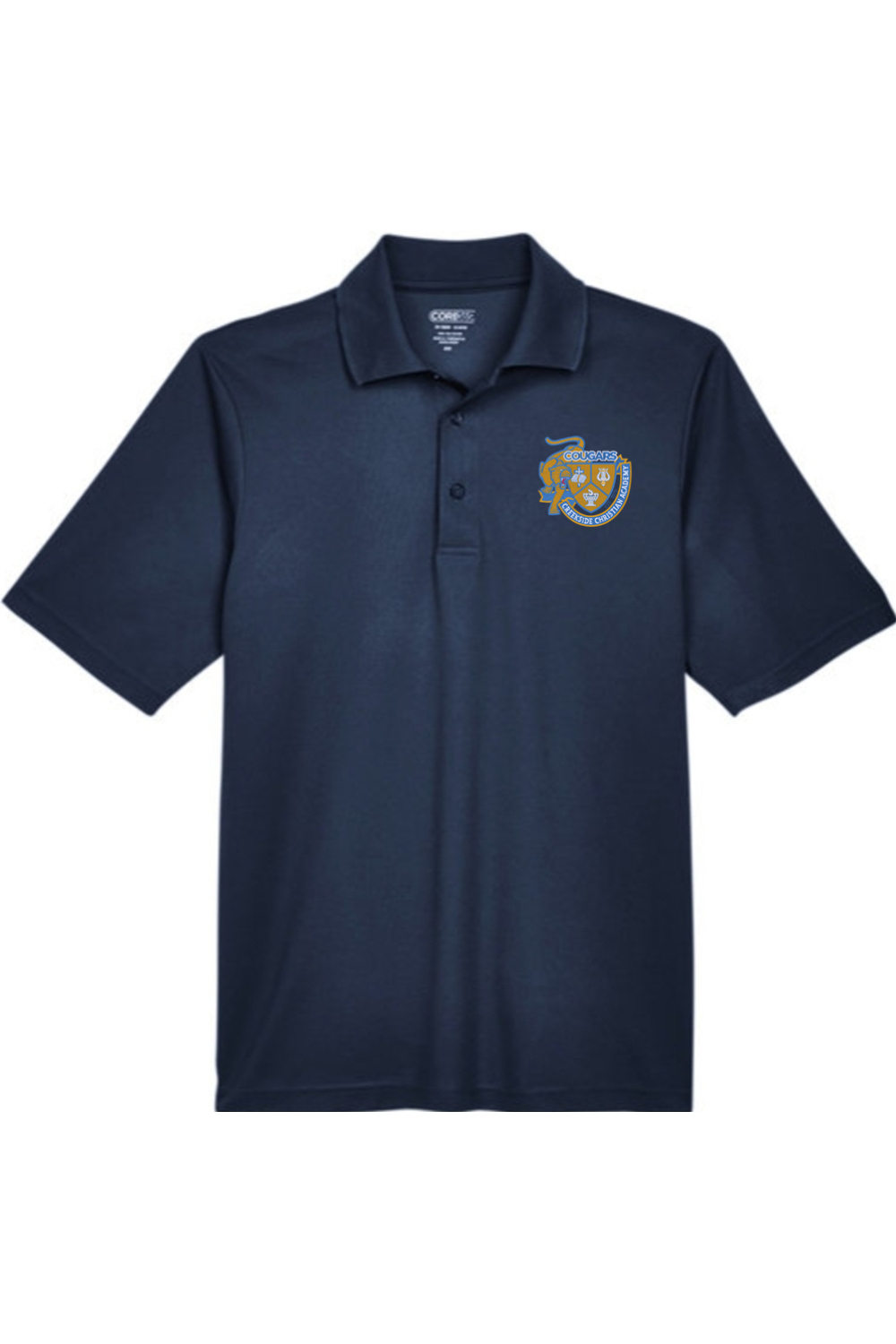 (ADULT) Embroidered CORE365 Men's Origin Performance Piqué Polo - Daily Wear
