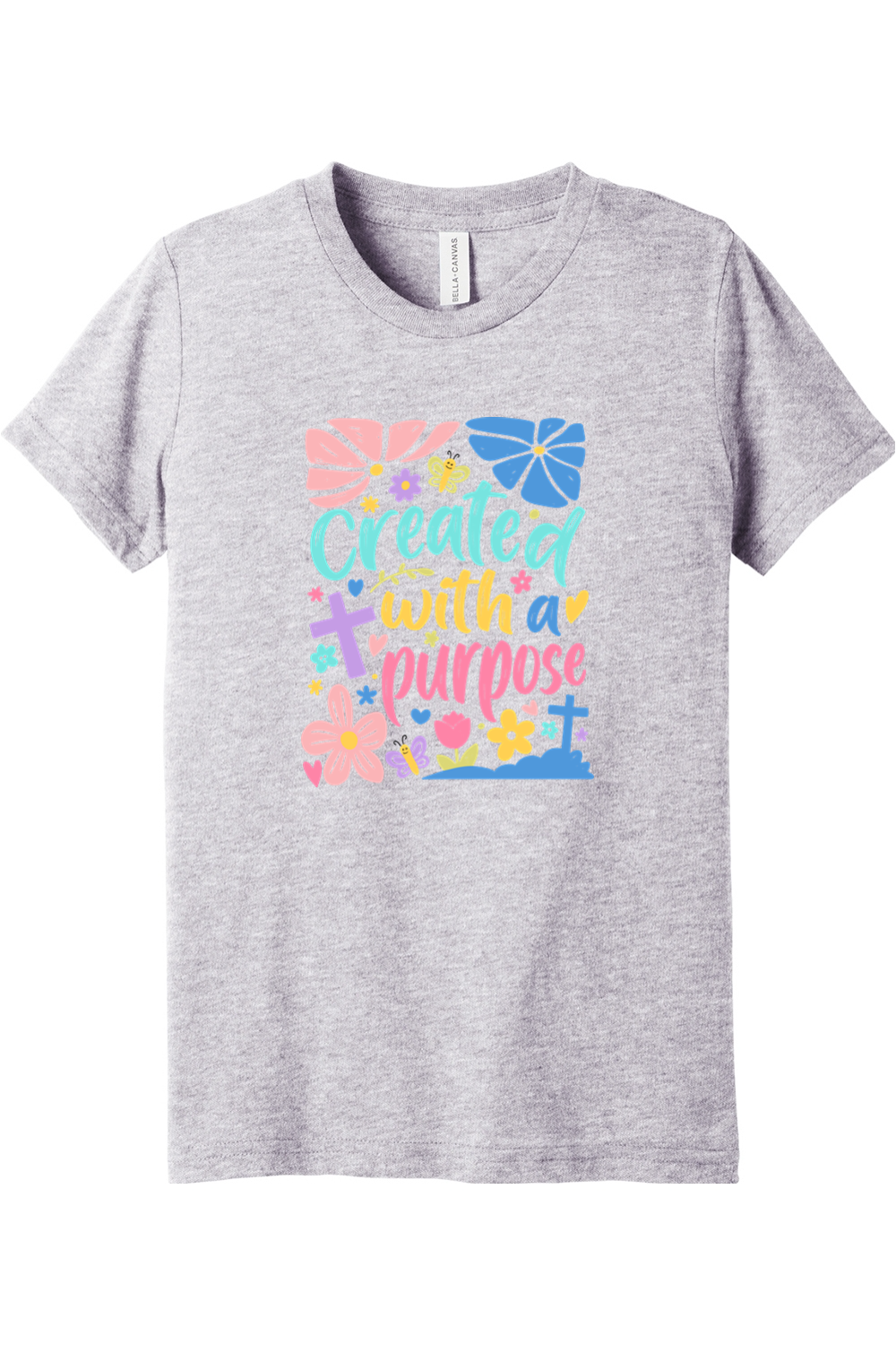 (YOUTH) BELLA+CANVAS Triblend Short Sleeve Tee - Created With a Purpose