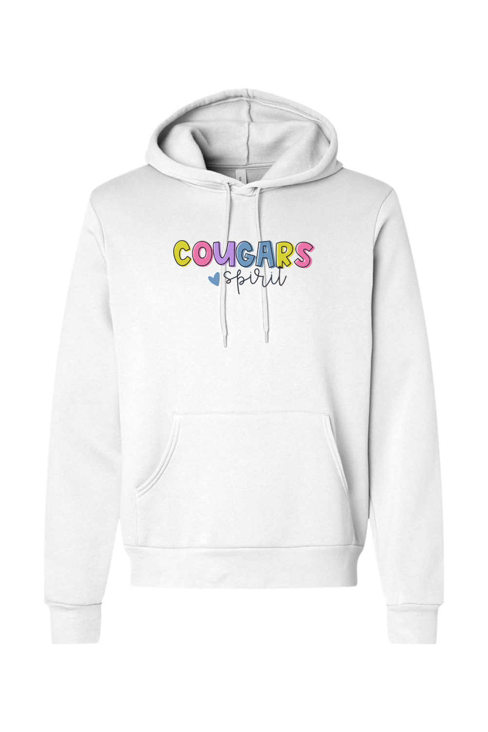 (ADULT) Bella + Canvas Sponge Fleece Hoodie - Cougars Spirit