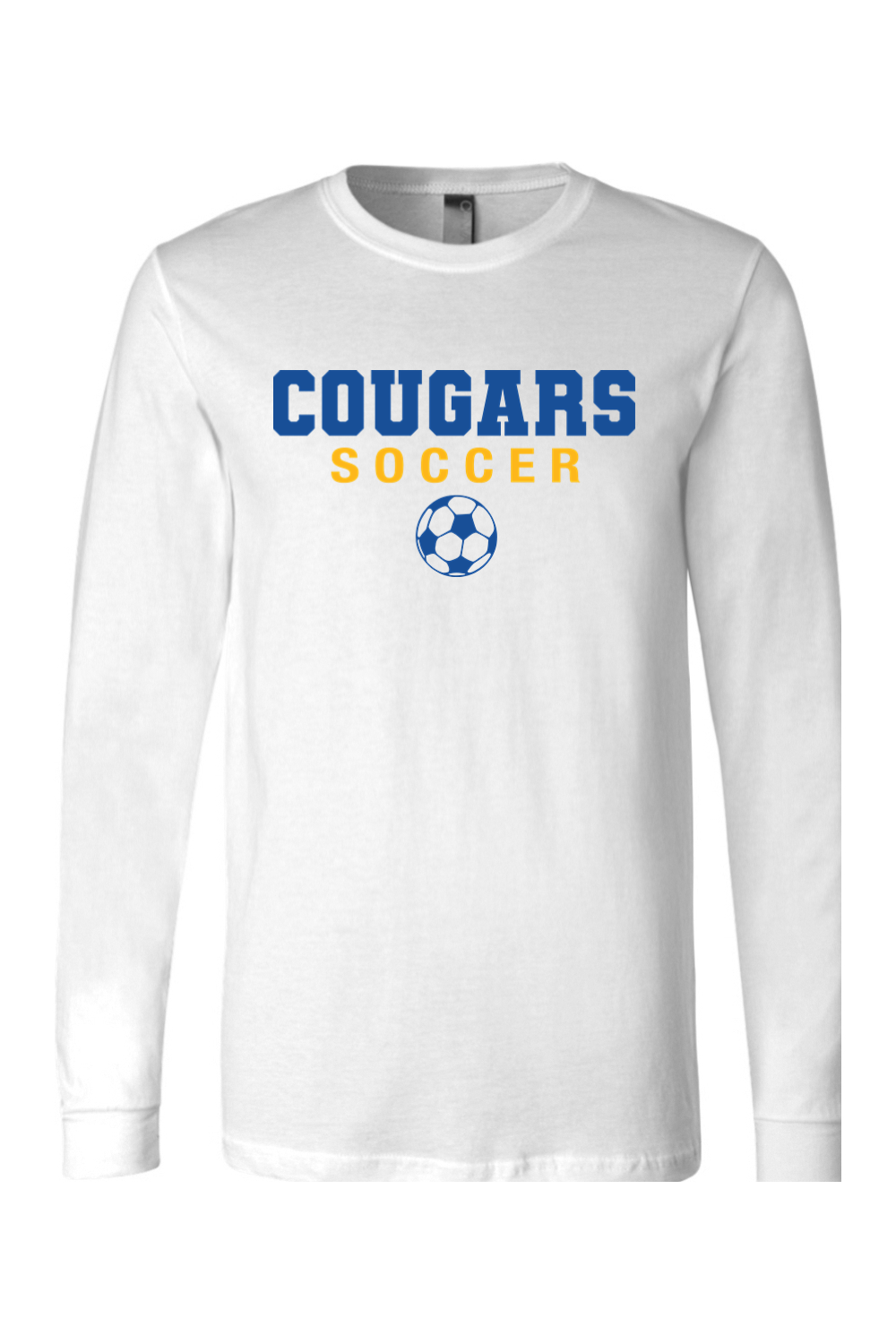 (ADULT) BELLA + CANVAS Unisex Jersey Long Sleeve Tee - Soccer