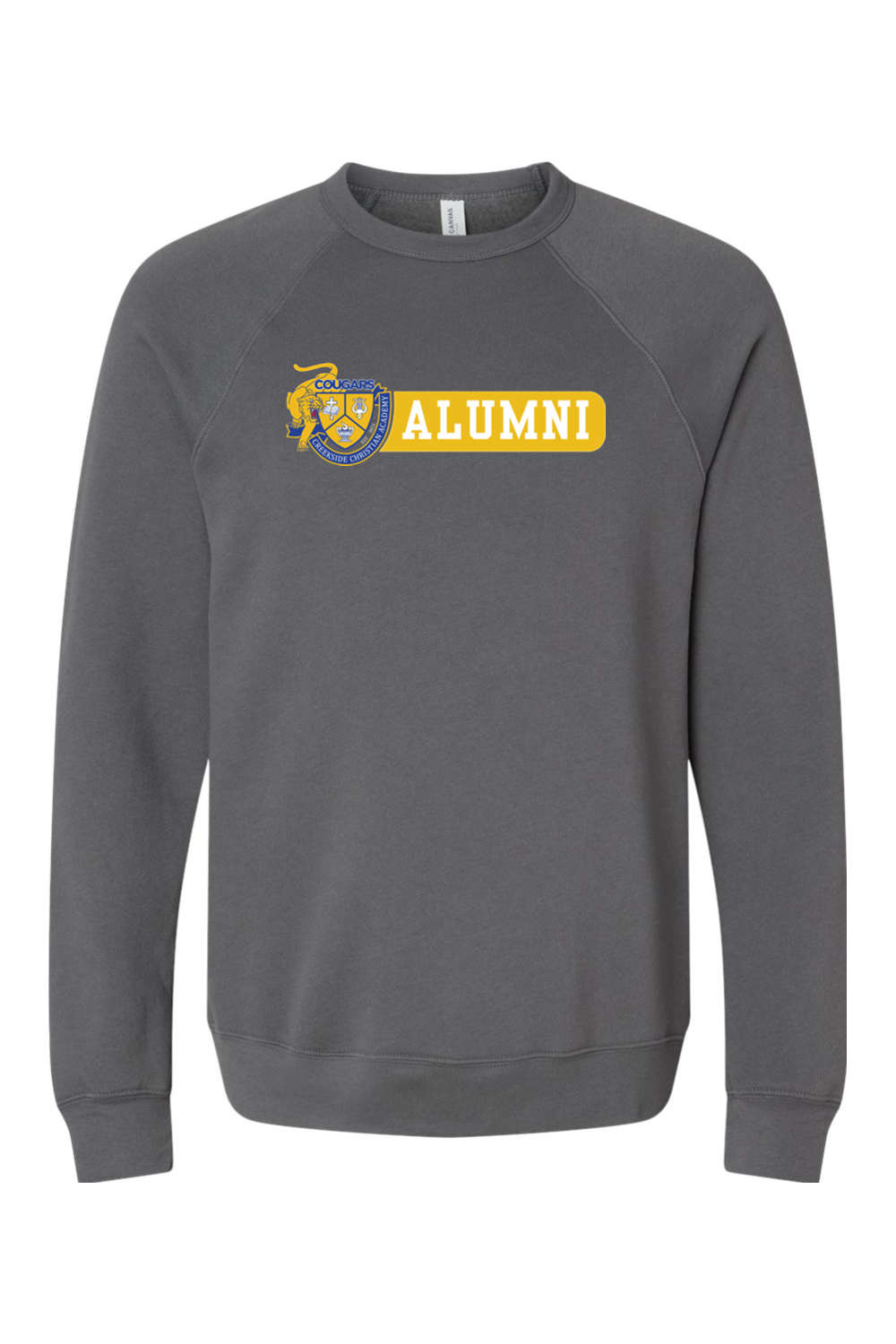 (ADULT) Bella + Canvas Sponge Fleece Raglan Crewneck Sweatshirt - Alumni