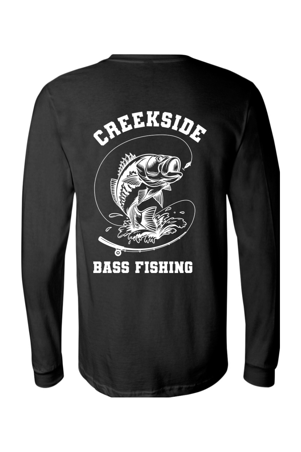 (ADULT) BELLA + CANVAS Unisex Jersey Long Sleeve Tee - Bass Fishing