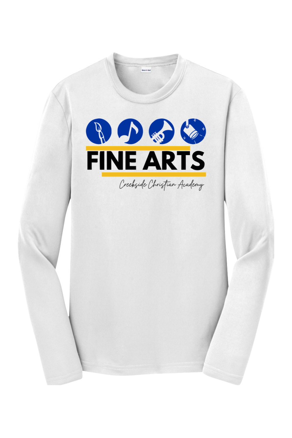 (YOUTH) Sport-Tek Long Sleeve Performance Tee - Fine Arts