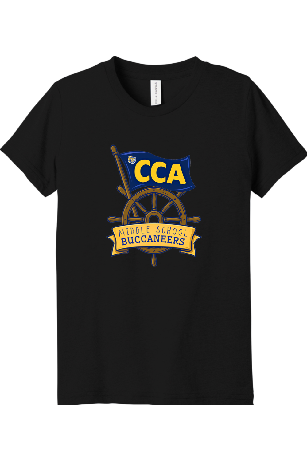 (YOUTH) BELLA+CANVAS Triblend Short Sleeve Tee - Middle School Buccaneers