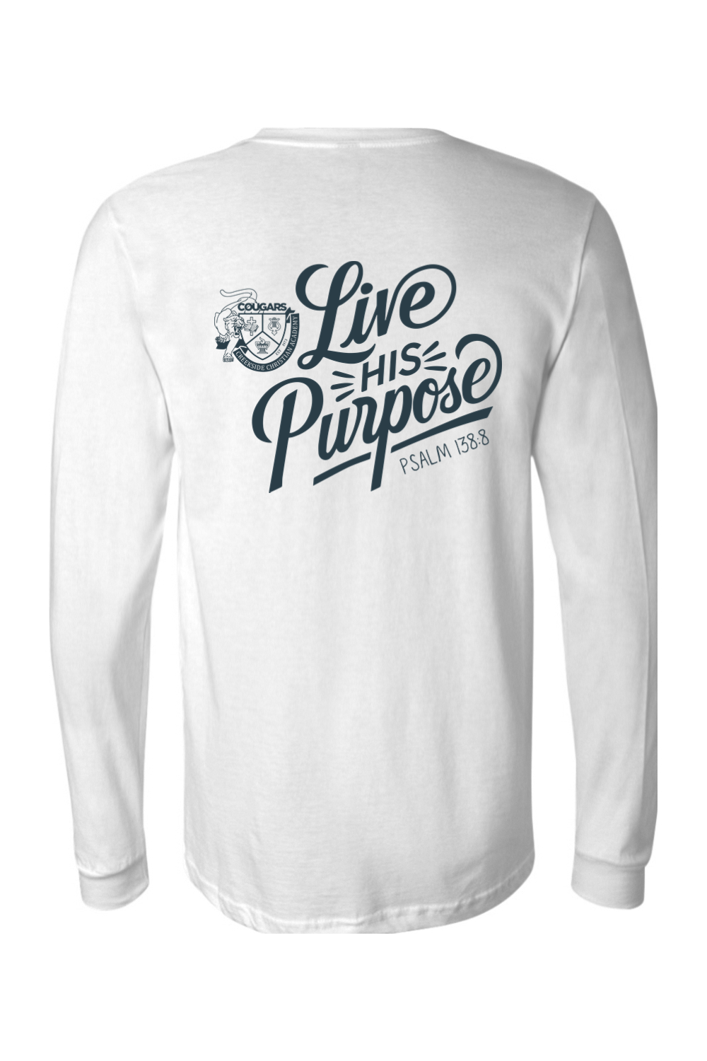 (ADULT) BELLA + CANVAS Unisex Jersey Long Sleeve Tee - Live His Purpose