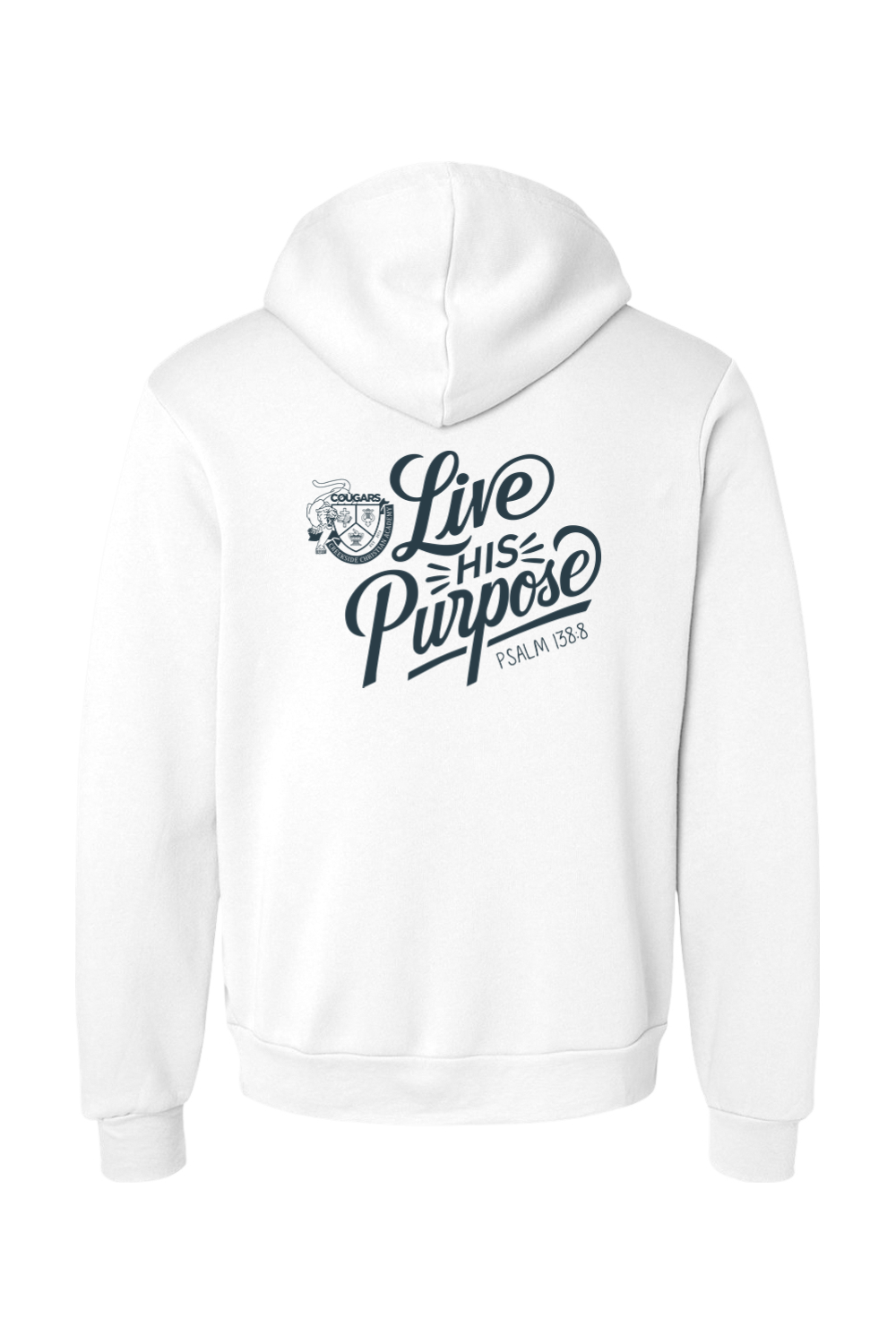 (ADULT) Bella + Canvas Sponge Fleece Hoodie - Live His Purpose