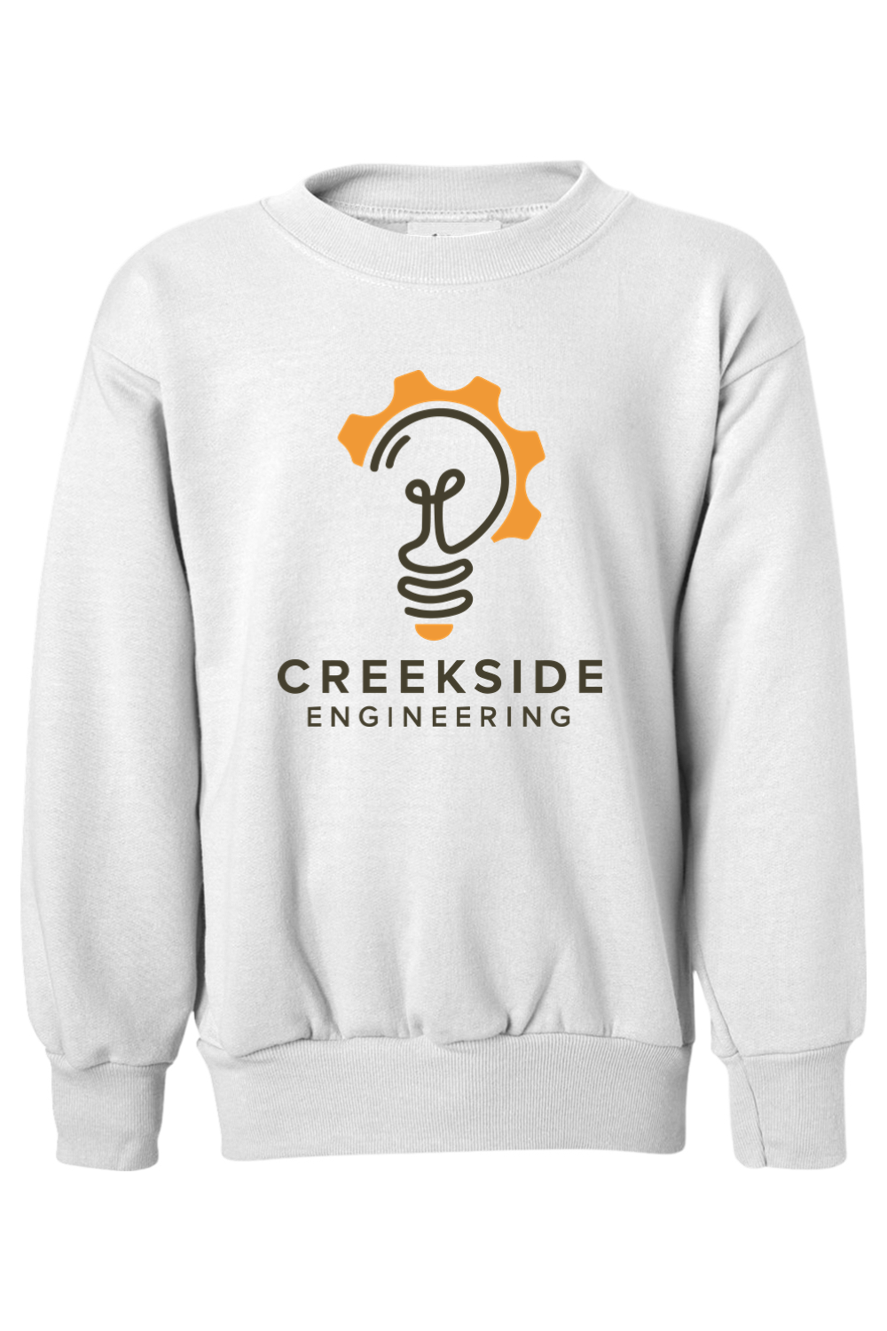 (YOUTH) Hanes Ecosmart Youth Crewneck Sweatshirt - Engineering