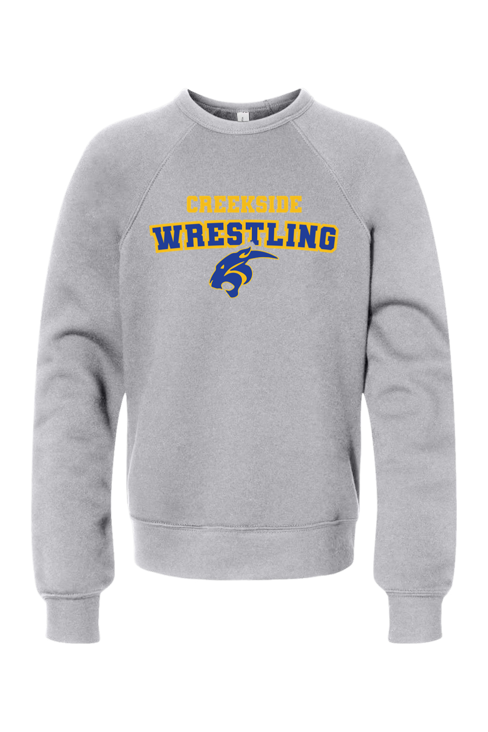 (YOUTH) BELLA + CANVAS Sponge Fleece Crewneck Sweatshirt - Wrestling