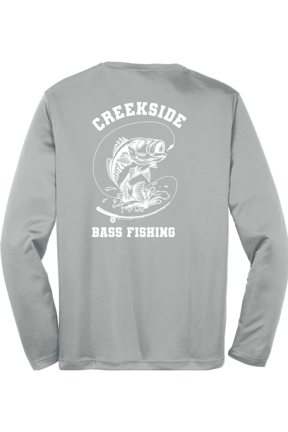 (ADULT) Sport-Tek Long Sleeve PosiCharge Competitor Tee - Bass Fishing