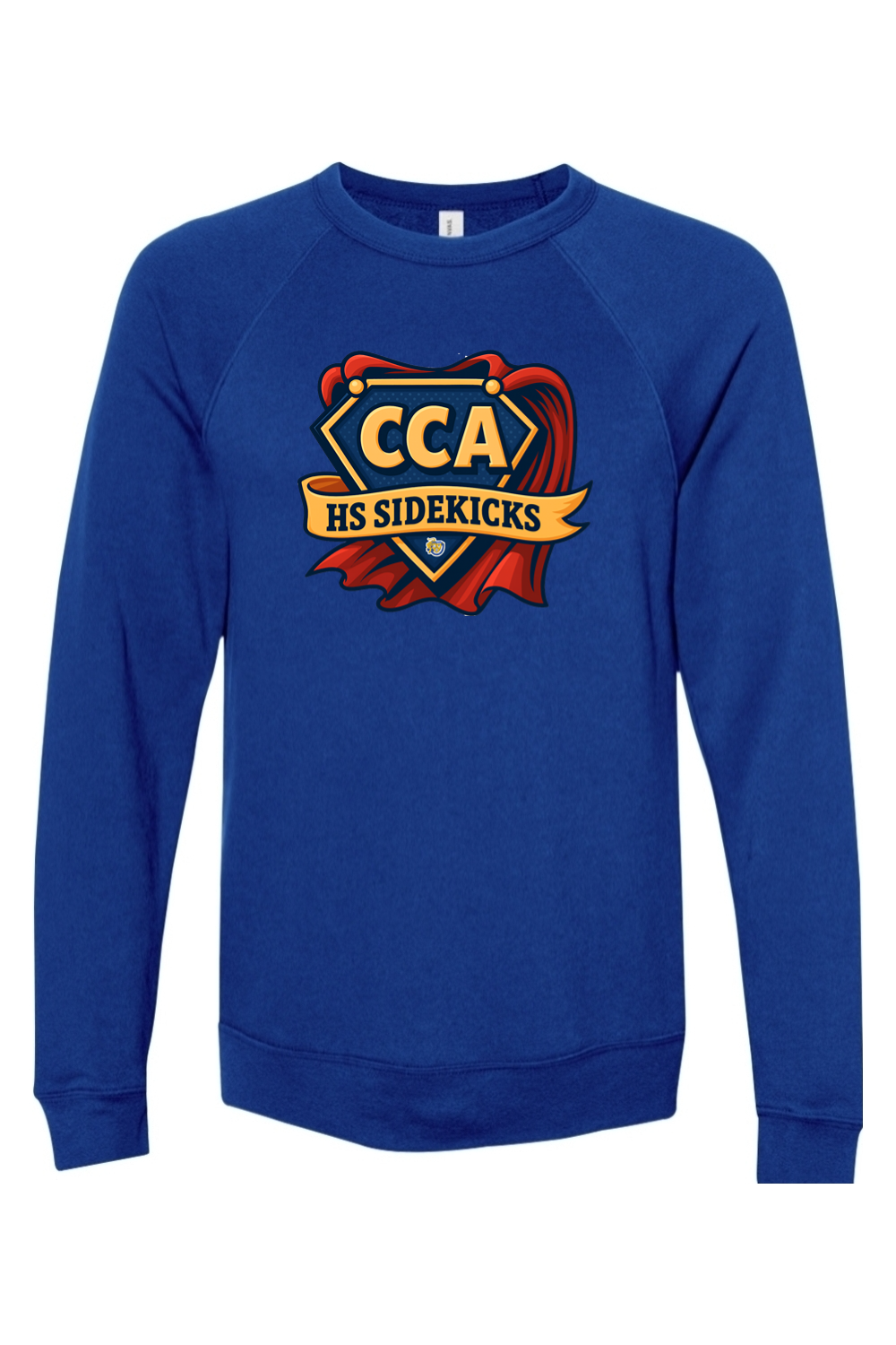 (ADULT) Bella + Canvas Sponge Fleece Raglan Crewneck Sweatshirt - High School Sidekicks