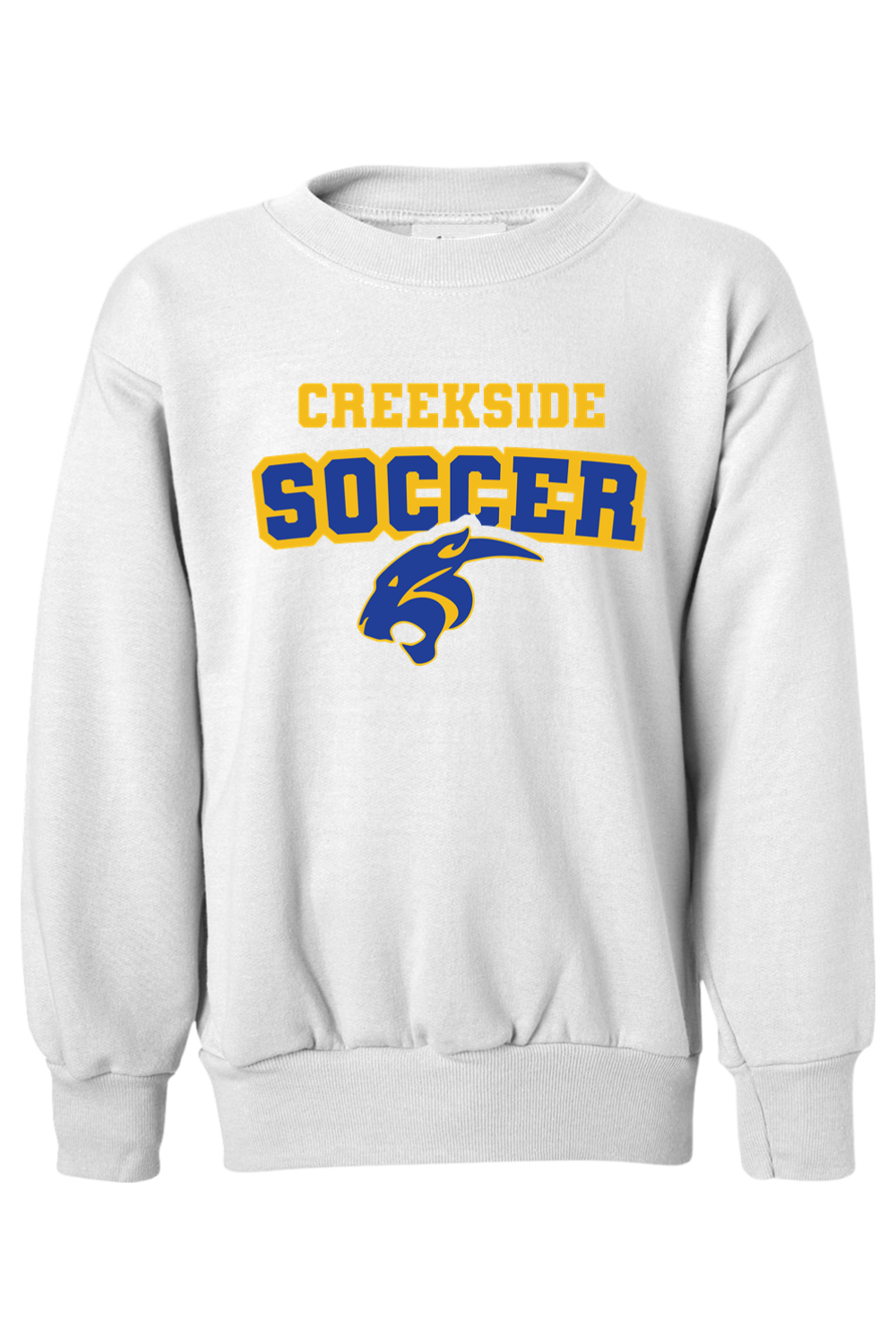 (YOUTH) Hanes Ecosmart Youth Crewneck Sweatshirt - Soccer