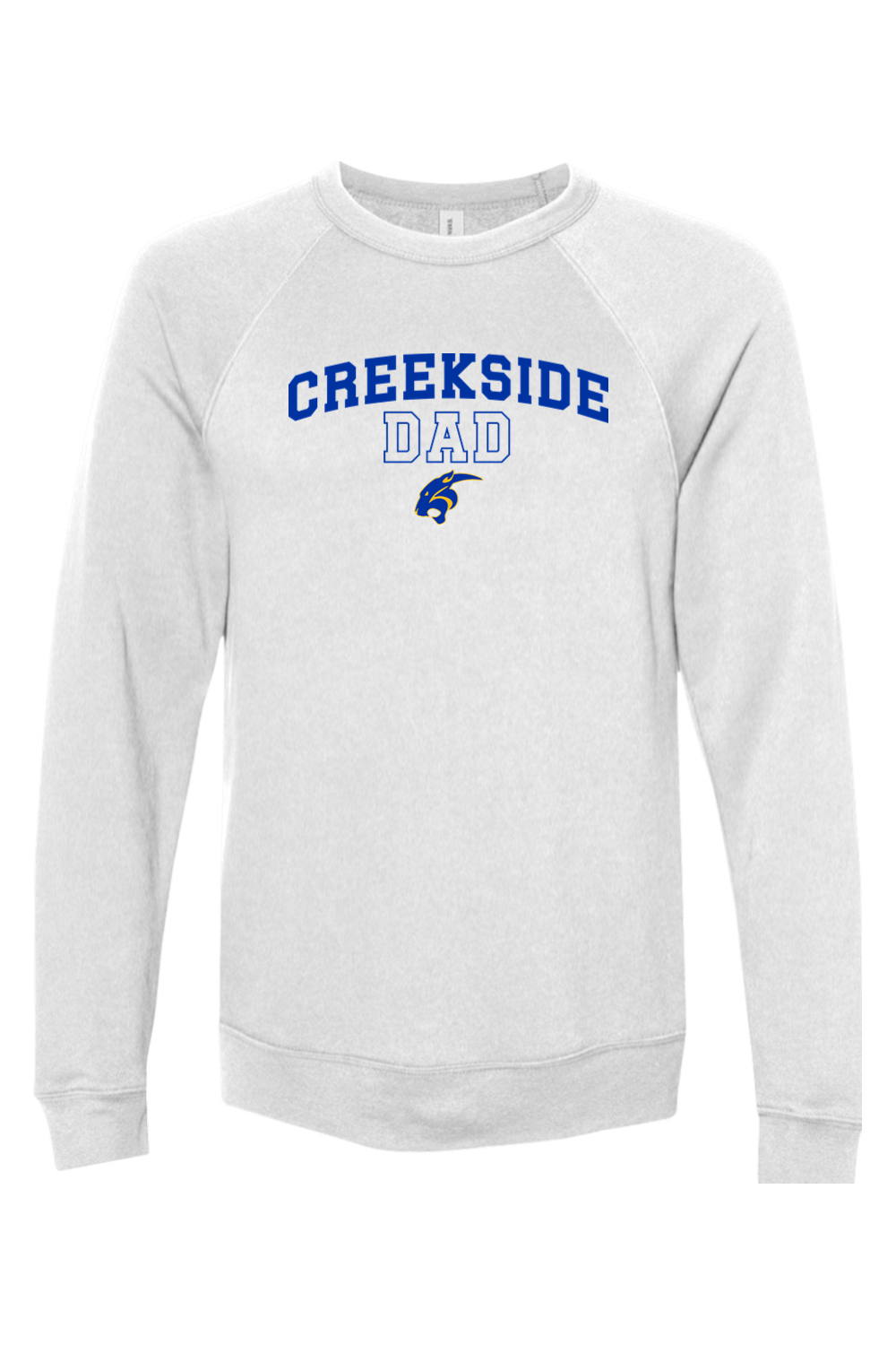 (ADULT) Bella + Canvas Sponge Fleece Raglan Crewneck Sweatshirt - Dad