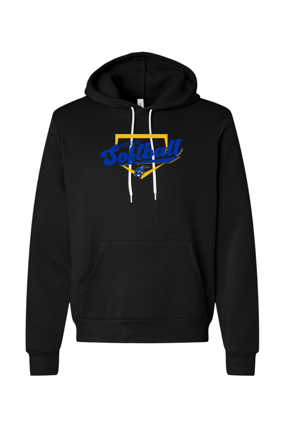 (ADULT) Bella + Canvas Sponge Fleece Hoodie - Softball